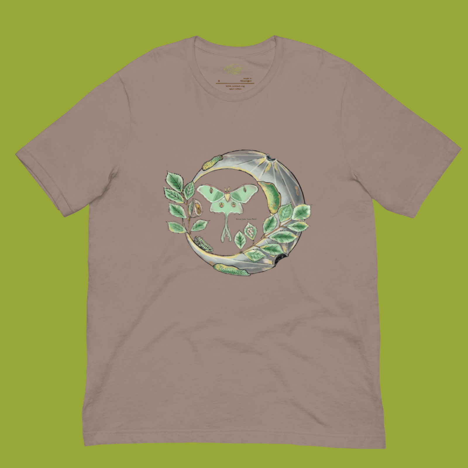 luna moth t-shirt - Image 4