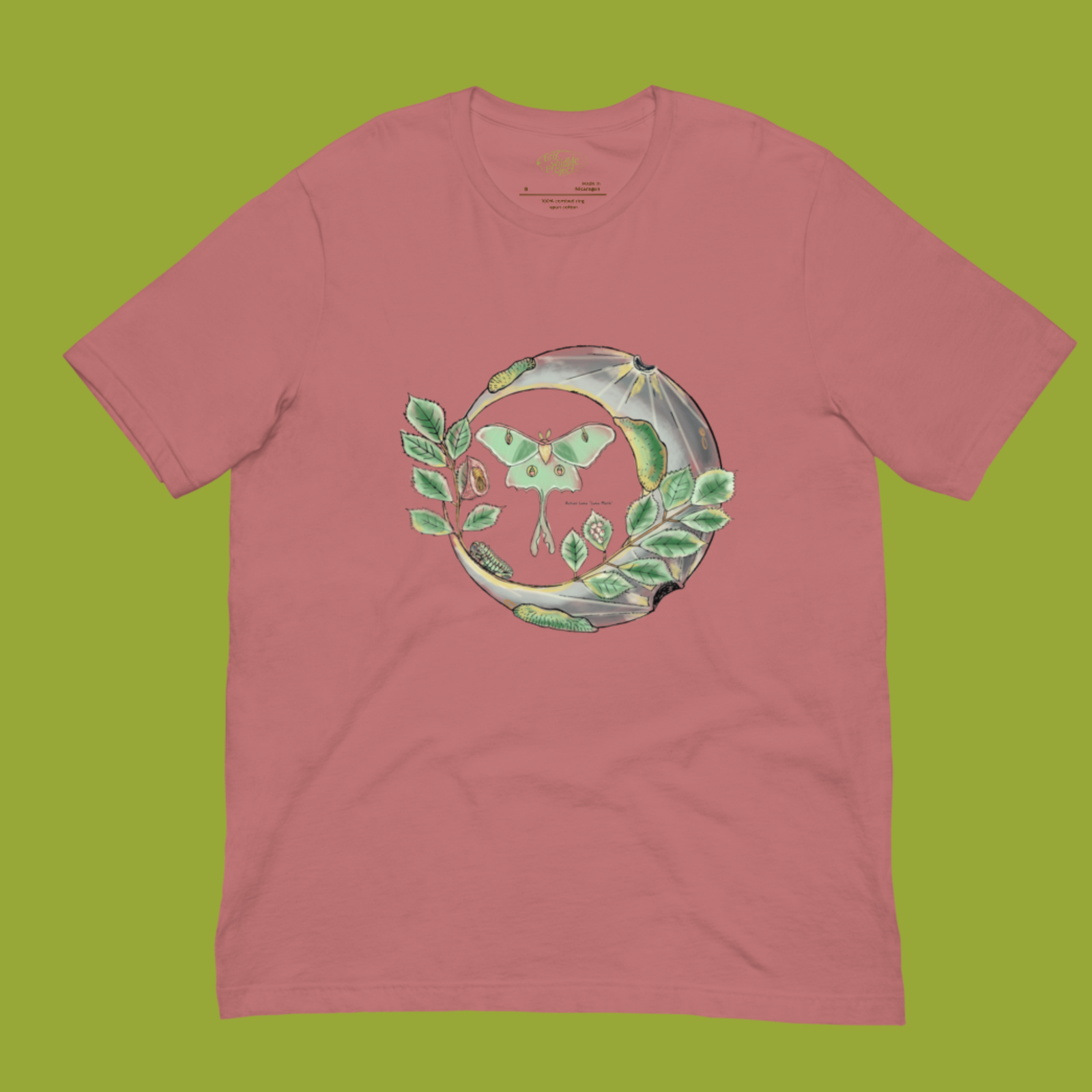 luna moth t-shirt