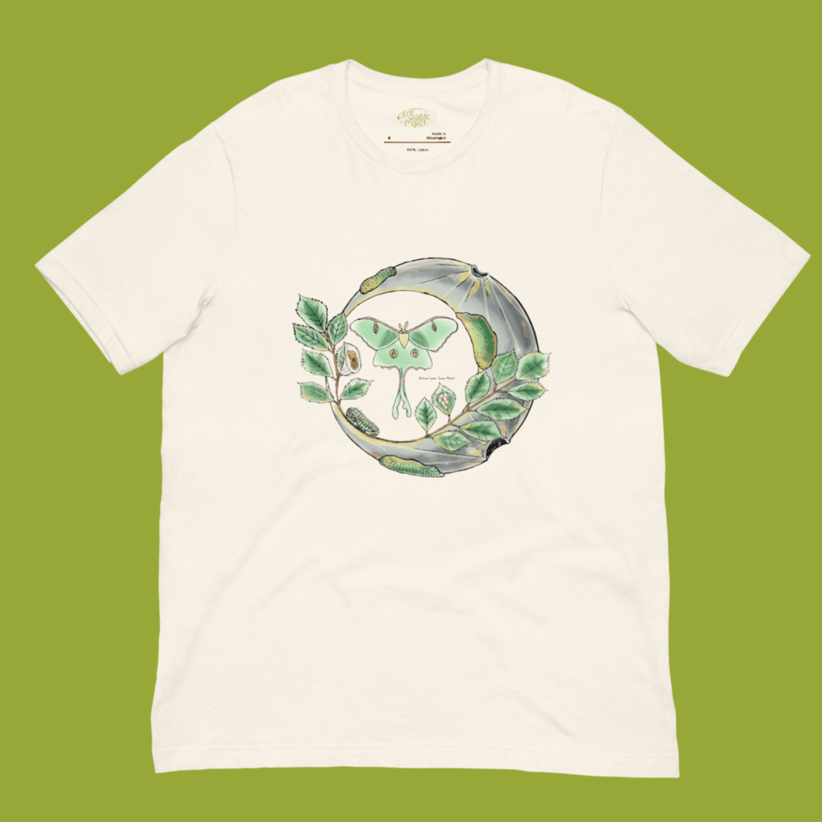 luna moth t-shirt - Image 3