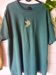 Hummingbird Forest Green T-shirt